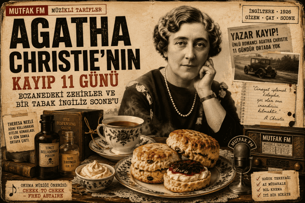 Agatha Christie’nin Kayıp 11 Günü, Eczanedeki Zehirler ve Bir Tabak İngiliz Scone’u
